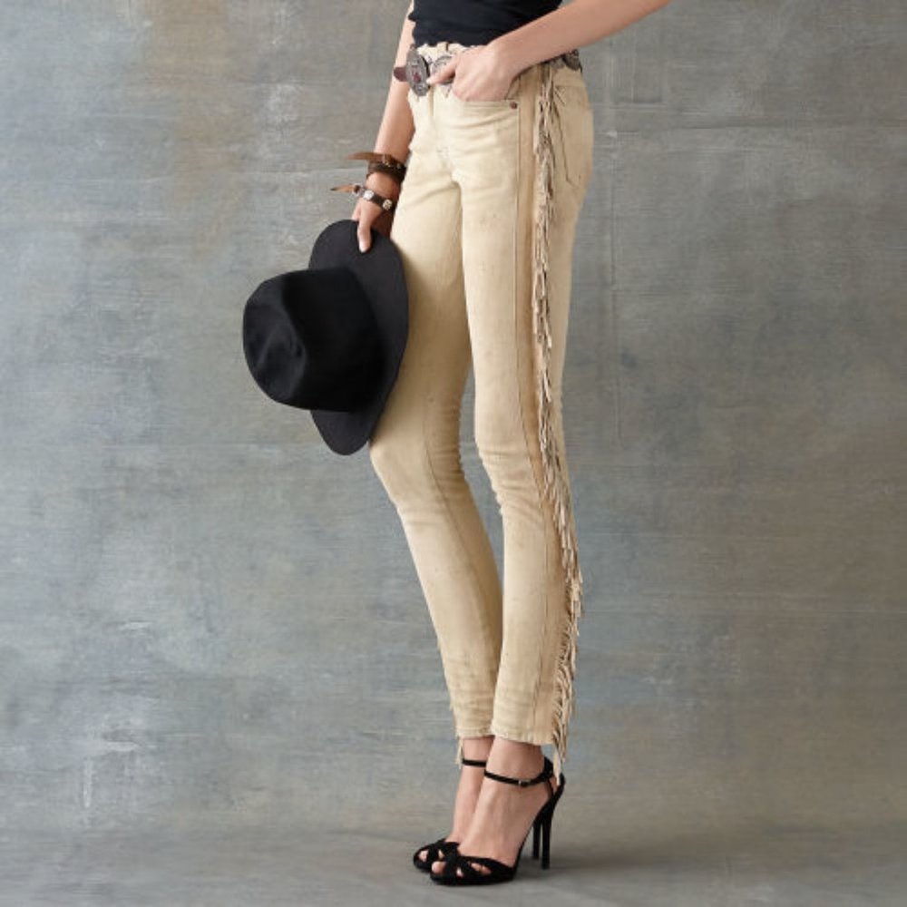 Ralph Lauren RRL Fringe Jeans Size 26